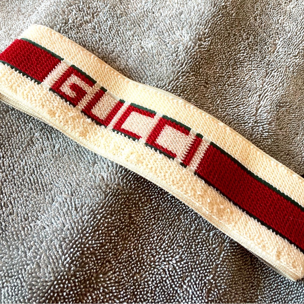 Unisex Gucci Headband one size color cream ,red,green